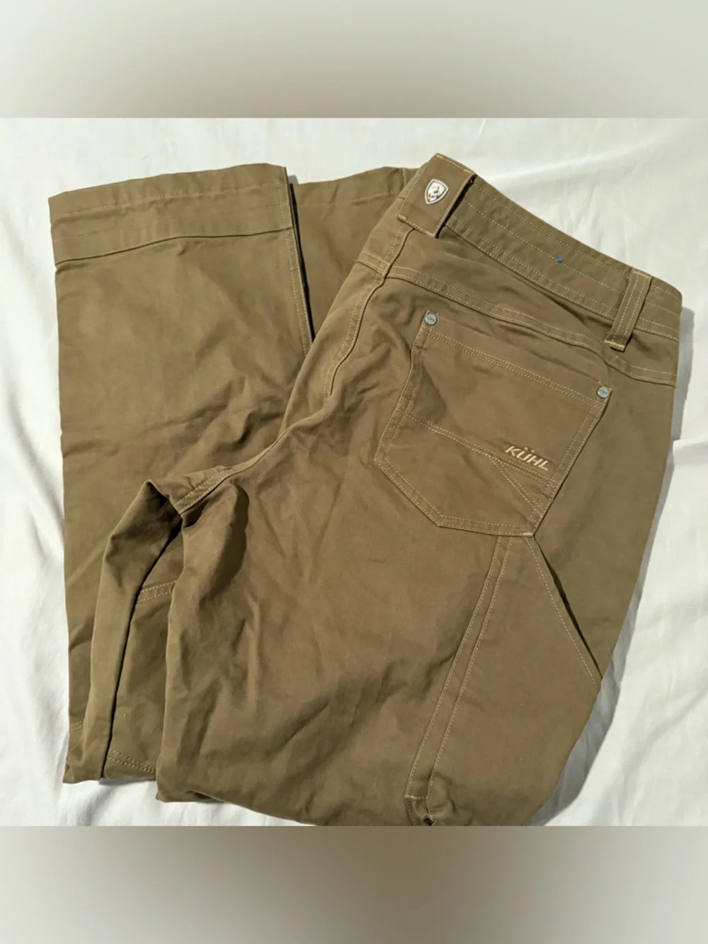 Kuhl Women's 6351 Khaki Durable Heavyweight Tactical Chino Rydr Pants 12 NEW - Picture 12 of 13
